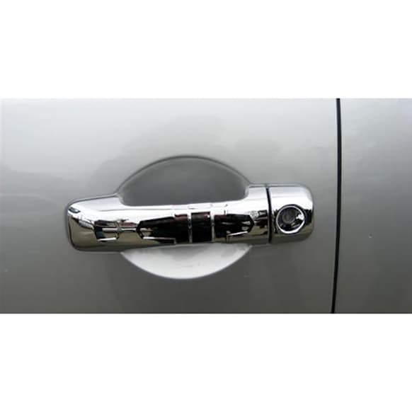 401042 ABS Plastic Plain Door Handle Cover, Chrome