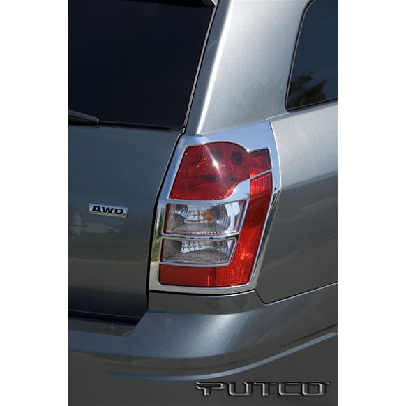 2007 Dodge Magnum - Tail Light Cover - Chrome, Plastic, Cutouts, Direct Fit, Sold individually