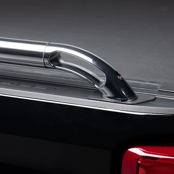 2020 GMC Canyon - Bed Rails, 74.0,  in. Bed, 2.5 in. Dia., Silver, Stainless Steel, Set of 2