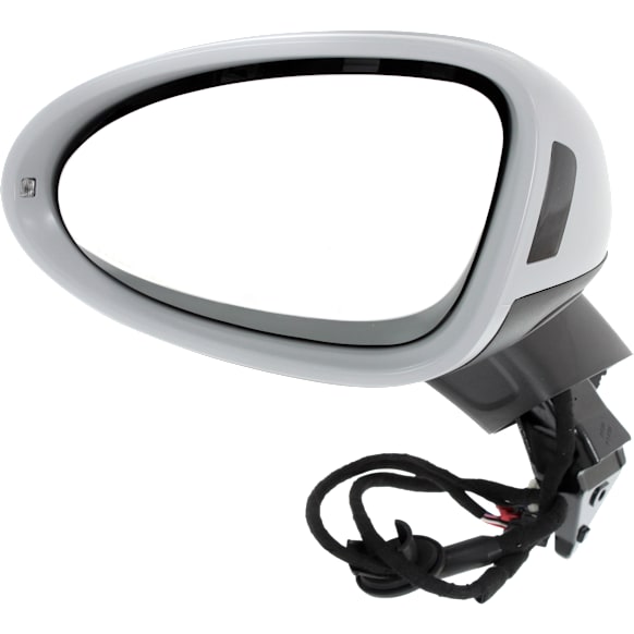 Driver Side Mirror, Power, Power Folding, Heated, Paintable, In-housing Signal Light, No Memory, With Puddle Light, No Auto-Dimming, With Blind Spot Light in Housing