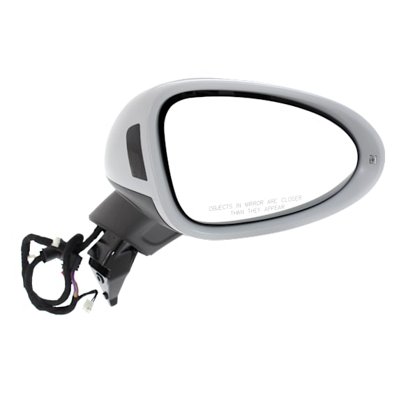 Passenger Side Mirror, Power, Power Folding, Heated, Paintable, In-housing Signal Light, With memory, With Puddle Light, No Auto-Dimming, With Blind Spot Light in Housing