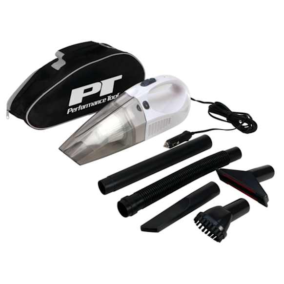 W50012 Portable Lightweight 12-Volt Vacuum Cleaner With Attachments