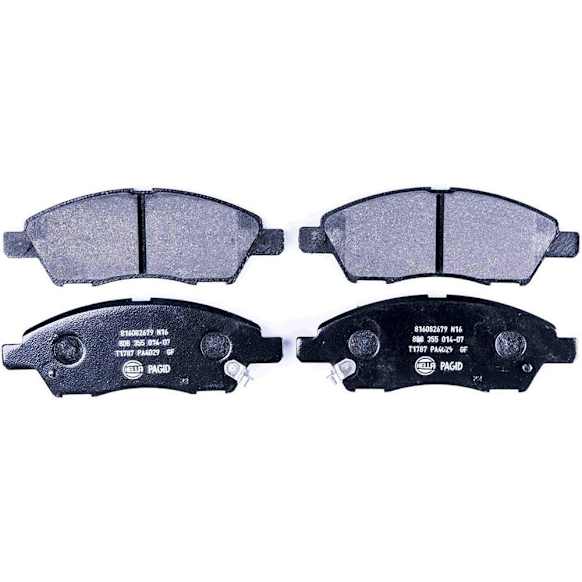 2012 Nissan Versa - Front Semi-Metallic Brake Pad Set, OE Replacement Series
