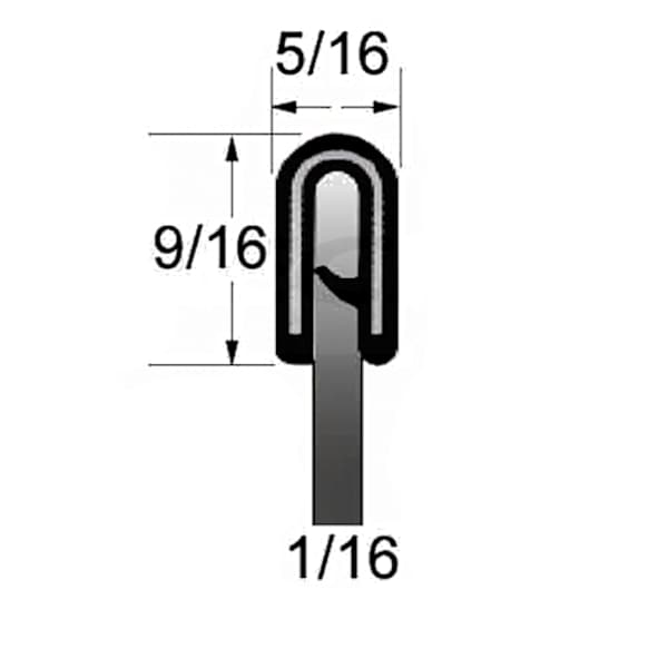 UWS 172-25 Weatherstrip Seal - Universal Weatherstripping, Universal, Sold Individually