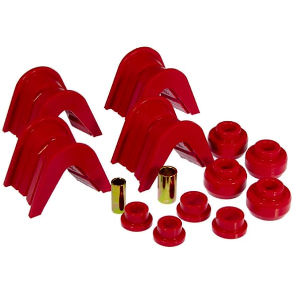6-1903 Master Bushing Kit - Red, Polyurethane, Direct Fit, Kit