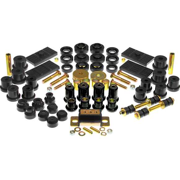 7-2002-BL Master Bushing Kit - Black, Polyurethane, Direct Fit, Kit