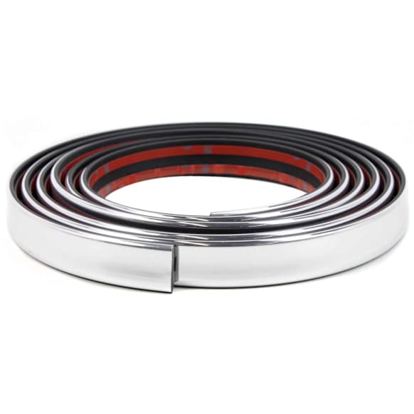 Rear, Upper Bumper Trim, Chrome, 27.5 In X 4 in. size
