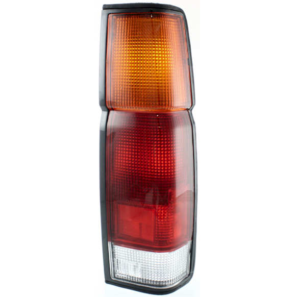 Passenger Side Tail Light, Without bulb(s), Halogen, Amber, Clear and Red Lens