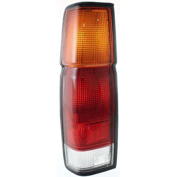 Driver Side Tail Light, Without bulb(s), Halogen, Amber, Clear and Red Lens