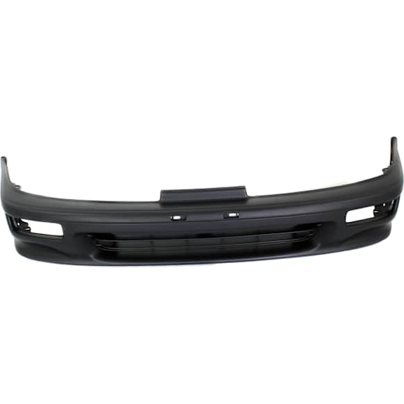 Front Primed Bumper Cover, With Fog Light Holes, Without Parking Aid Sensor Holes, With turn signal light holes