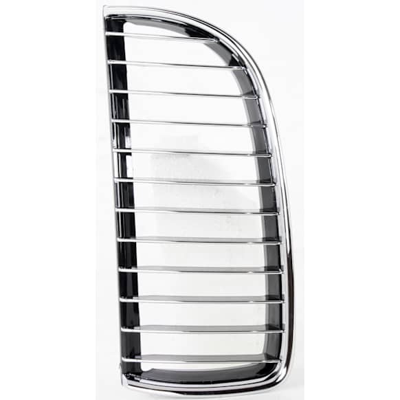 Grille Assembly, Primed Shell With Chrome Insert