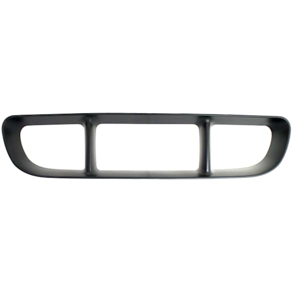 Front, Center Bumper Grille, Black