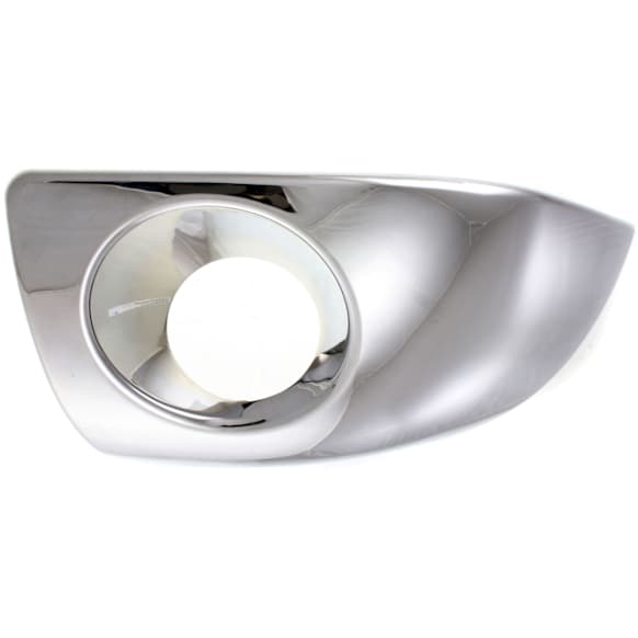 Front, Driver Side Fog Light Trim, Chrome