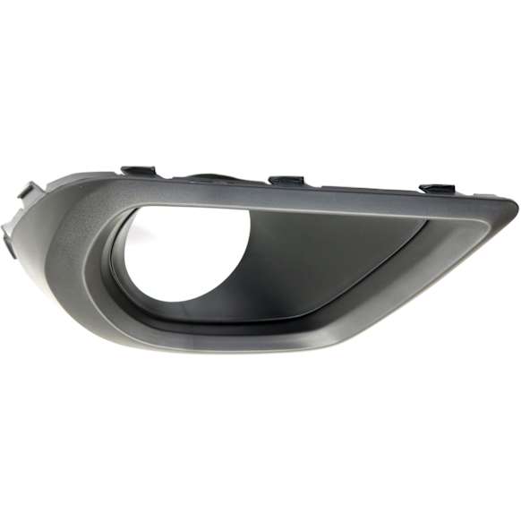 Front, Passenger Side Fog Light Trim, Textured Black