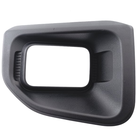 Front, Passenger Side Fog Light Trim, Textured Black