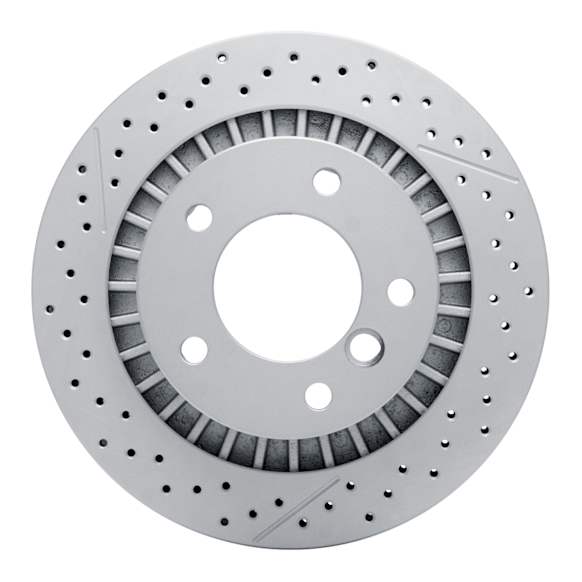 RCE-63148 Rear Brake Disc, Cross-drilled and Slotted