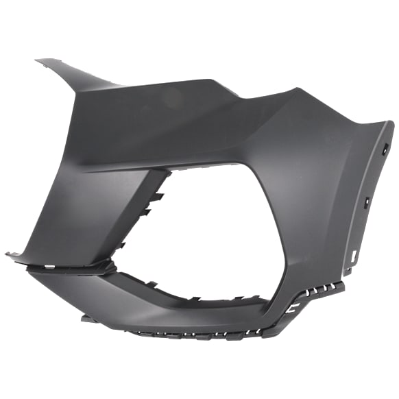 Front, Driver Side Bumper End, Primed Plastic