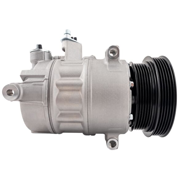 2013 Volkswagen Golf Highline TDI - A/C Compressor, Direct Drive Compressor; Pxe16; 5 + 5 Groove, With Clutch, 5-Groove Pulley, 2.5L