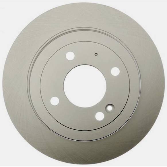 980980FZN Rear, Driver or Passenger Side Brake Disc, Plain Surface, Solid, 4 Lugs, 262.13 mm, 1.6L, 4Cyl, Element3 Series