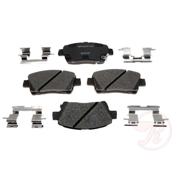 MGD822CH Premium R-Line Series Ceramic Brake Pads With Layered Shims and Hardware