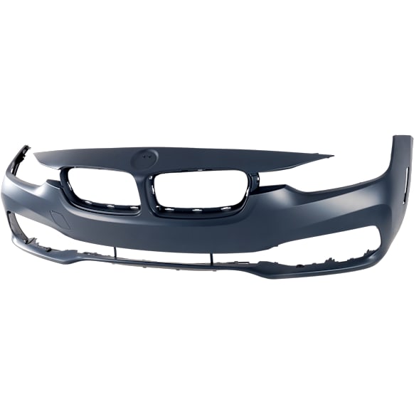 Front Primed Bumper Cover, Sport Line, For Models without M Sport Package, without Headlight Washer Holes
