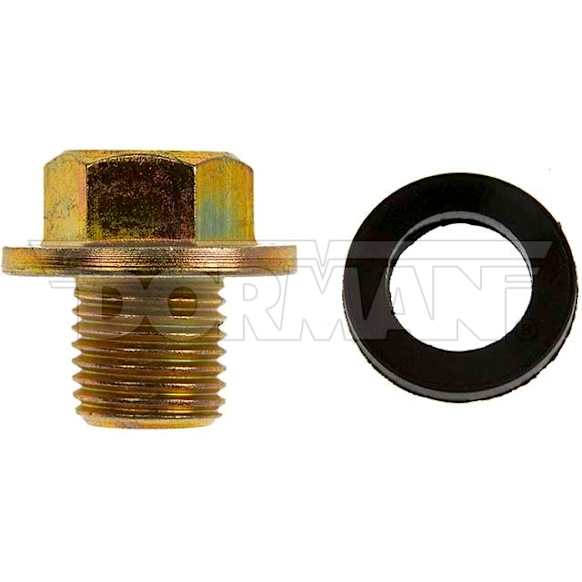 2014 Lexus RX350 - AutoGrade Series Oil Drain Plug - Yellow, Carbon Steel, Flanged hex, Direct Fit, Sold Individually