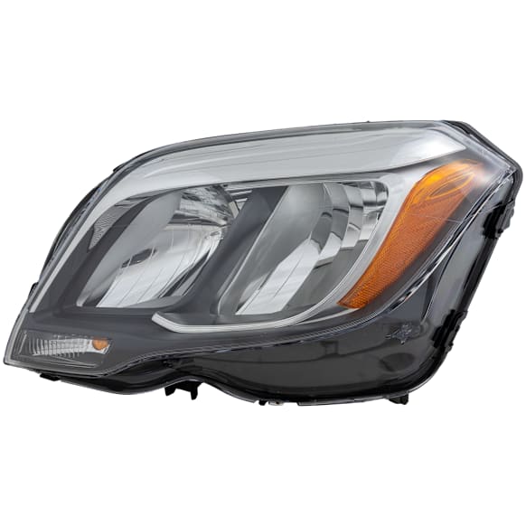 2013-2015 Mercedes Benz GLK350 - Driver Side Headlight, with Bulb, Halogen, Clear Lens