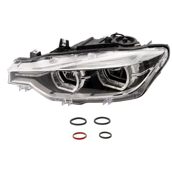 Driver Side Headlight, with Bulb, LED, Clear Lens