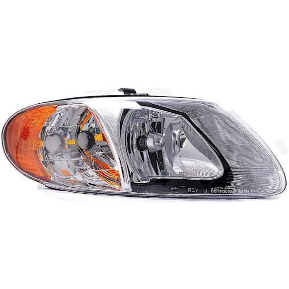 2004 Chrysler Town & Country Touring 6 Cyl 3.8L - Passenger Side Halogen Headlight, With bulb(s), Without Signal Socket, OE Replacement