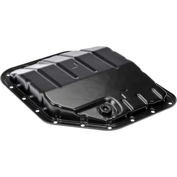 265-847 OE Solutions Series Transmission Pan - Black, Steel, Stock Depth, Direct Fit, Sold individually