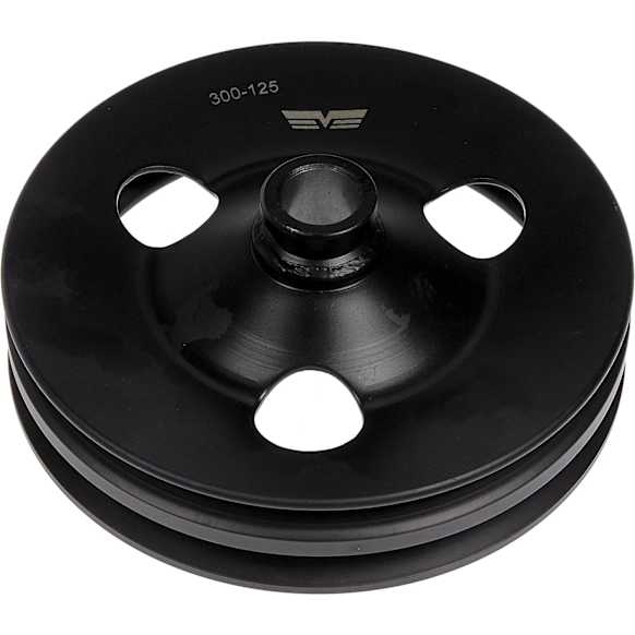 300-125 OE Solutions Series Power Steering Pump Pulley - Black, Metal, Direct Fit, Sold individually