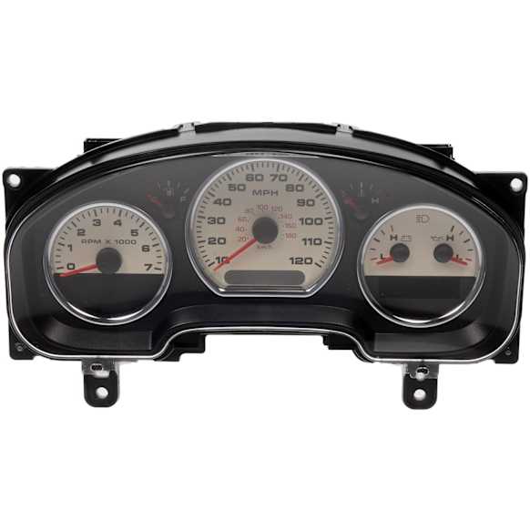 2005 Ford F-150 - Instrument Cluster, With Tachometer; Without Floor Console