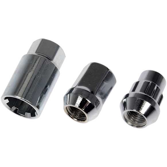 713-375 AutoGrade Series Lug Nut - Chrome, Carbon Steel, Acorn, M12-1.50 Direct Fit, Set of 16
