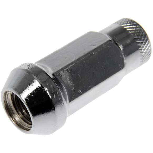 713-385 AutoGrade Series Lug Nut - Chrome, Carbon Steel, Open End Duplex Acorn, M12-1.50 Direct Fit, Set of 20