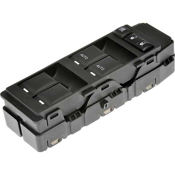 2010 Chrysler Sebring - Front, Driver Side Window Switch, Convertible, Black, 6 Buttons, OE Solutions Series