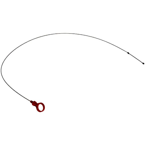 917-327 Help Series Automatic Transmission Dipstick - Red, Steel, Non-locking, Direct Fit, Sold individually