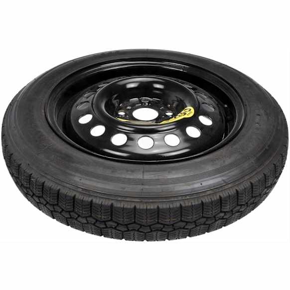 2017 Hyundai Accent - Wheel and Tire Package - Black, Steel, Direct Fit, Sold individually