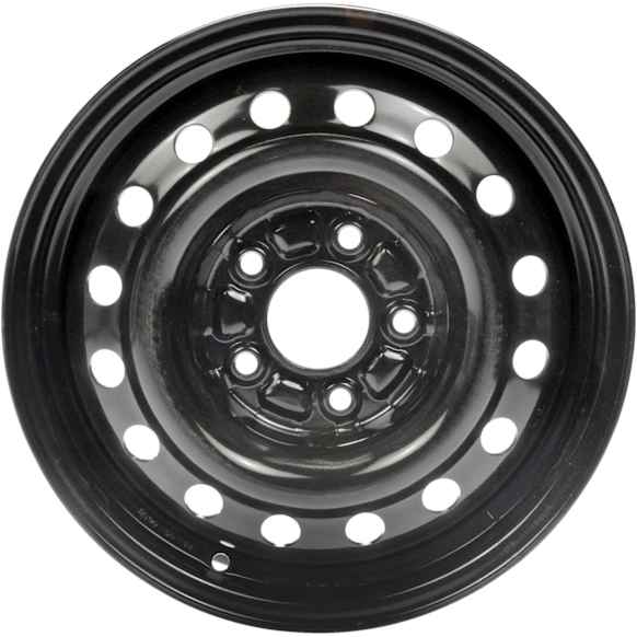 939-124 Black Wheel, 15 in. X 5.5 in., 5 x 4.5 in. Bolt Pattern