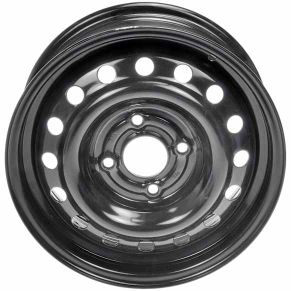939-126 Steel Black Wheel, 15 in. X 6 in., 4 x 4.5 in. Bolt Pattern