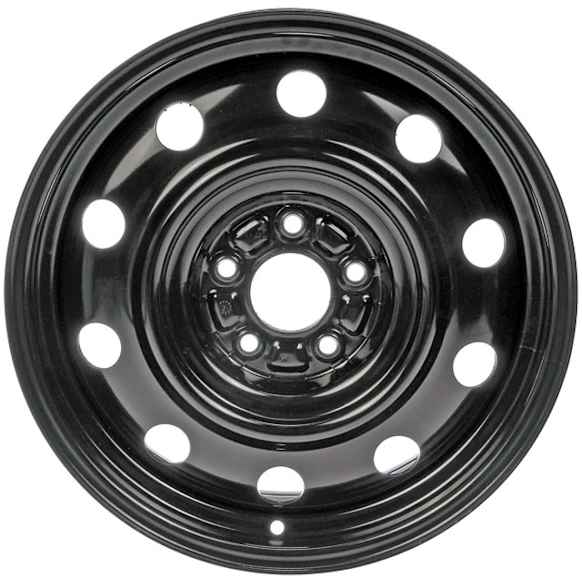 939-157 Steel Black Wheel, 17 in. X 6.5 in., 5 x 114.3 mm Bolt Pattern