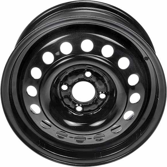 939-248 Steel Black Wheel, 15 in. X 5.5 in., 4 x 100 mm Bolt Pattern