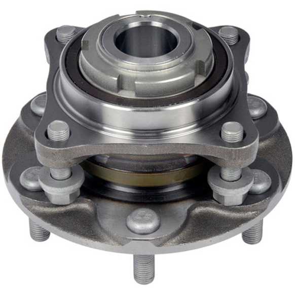 950-004 Front, Driver or Passenger Side Wheel Hub, 6 Lugs, With Bearing, RWD, OE Solutions Series