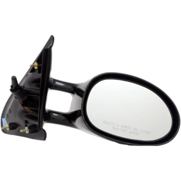 955-087 Passenger Side Mirror, Manual Adjust, Non-Heated, Non-Folding, Black, No Signal Light, No Memory, No Puddle Light, No Auto-Dimming, No Blind Spot Feature
