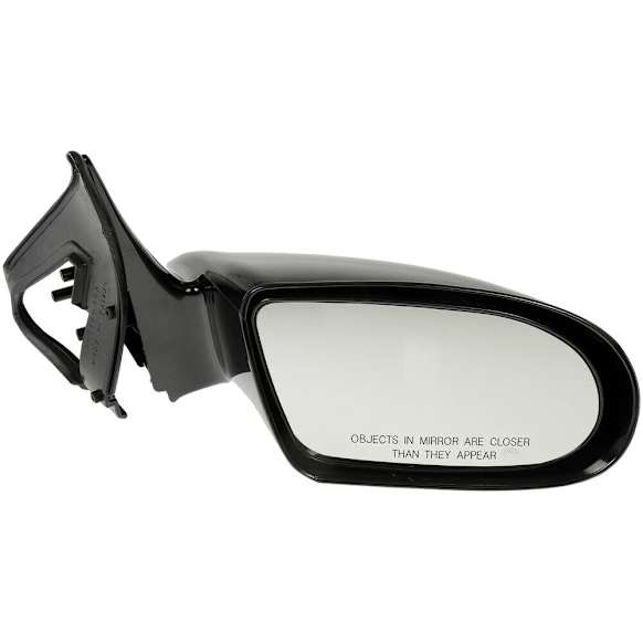955-093 Passenger Side Mirror, Manual Adjust, Non-Heated, Non-Folding, Black, No Signal Light, No Puddle Light, No Auto-Dimming, No Blind Spot Feature