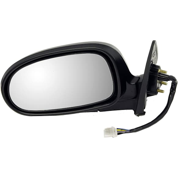 2003 Infiniti I35 - Driver Side Mirror, With Heat, Power Adjust, Heated, Black, Power Folding, No Signal Light, No Blind Spot Feature, No Memory, No Puddle Light, No Auto-Dimming