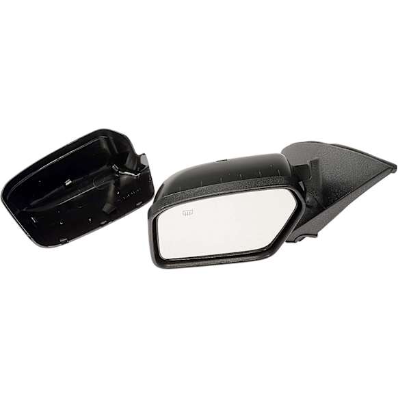 2006 Lincoln Zephyr - Driver Side Mirror, With Heat, Without Puddle Lamps, Power Adjust, Heated, Black, Manual Folding, No Signal Light, No Blind Spot Feature, No Memory, No Puddle Light, No Auto-Dimming