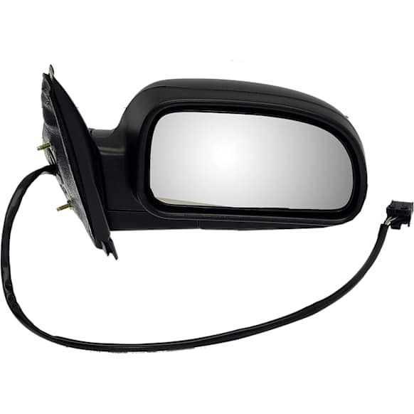 955-506 Passenger Side Mirror, Power Adjust, Heated, Manual Folding, Black, No Signal Light, No Memory, No Puddle Light, No Auto-Dimming, No Blind Spot Feature