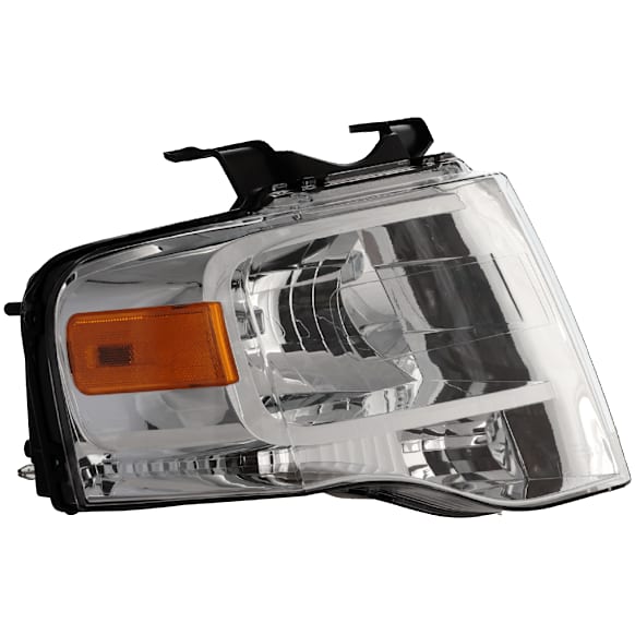 2008 Ford Expedition - Passenger Side Halogen Headlight, With bulb(s), OE Replacement