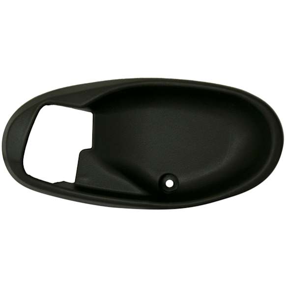 Front, Passenger Side, Interior, Door Handle Trim, Plastic, Black