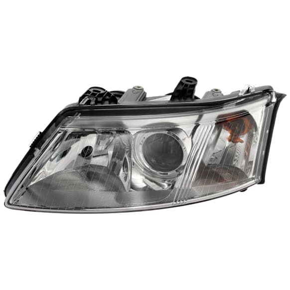 2003-2007 Saab 9-3 - Driver Side Headlight, with Bulb, Halogen, Clear Lens